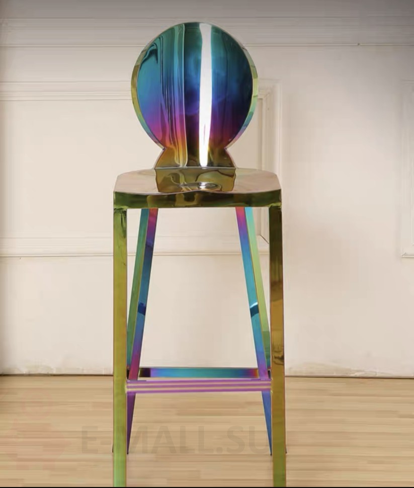 Барный Irisé стул коллекции Aluminum, Цвет радужный / без подлокотников 