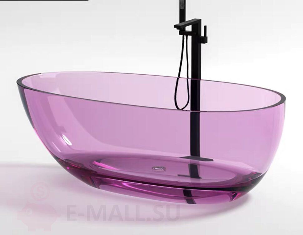 17968.970 Ванна прозрачная из цветной поликристаллической смолы в стиле Antonio Lupi Reflex в интернет-магазине E-MALL.SU 8 800 775 8355   Разное Ванна прозрачная из цветной поликристаллической смолы