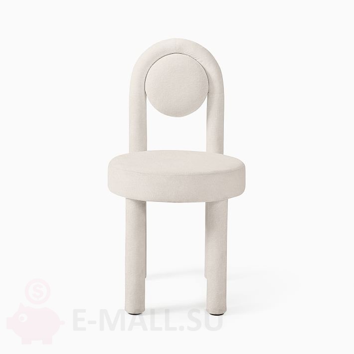 Стул дизайнерский Sarah Sherman Samuel Arched Desk Chair, молочный цвет