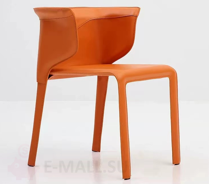 Стул в стиле ANASTASIA Chair By Visionnaire design Maurizio Manzoni, апельсиновый цвет, микроволокно
