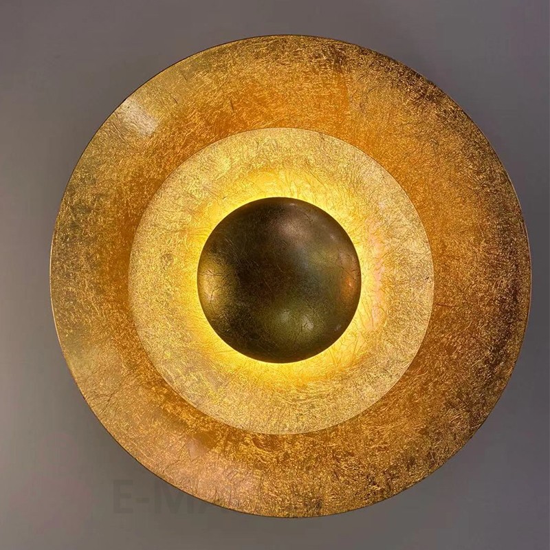 Настенный светильник в стиле Macchina della Luce Parete Gold by Catellani Smith, D350 mm