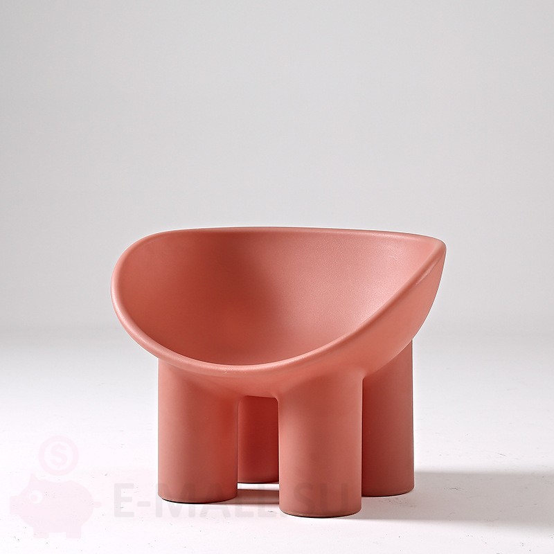 Кресло среднее для ребенка Roly Poly Polyethylene Armchair, розовый