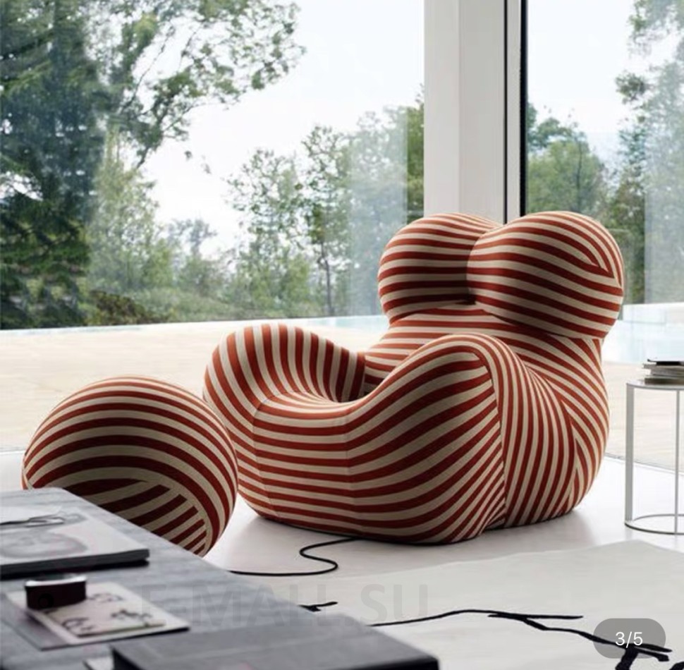 Кресло в стиле Up50, B&B Italia - Design by Gaetano Pesce Большой размер, красный