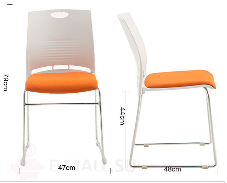 6584.970 Современный стул для офиса и конференц зала с мягким сиденьем штабелируемый   Стулья штабелируемые Современный стул для офиса и конференц зала с мягким сиденьем штабелируемый