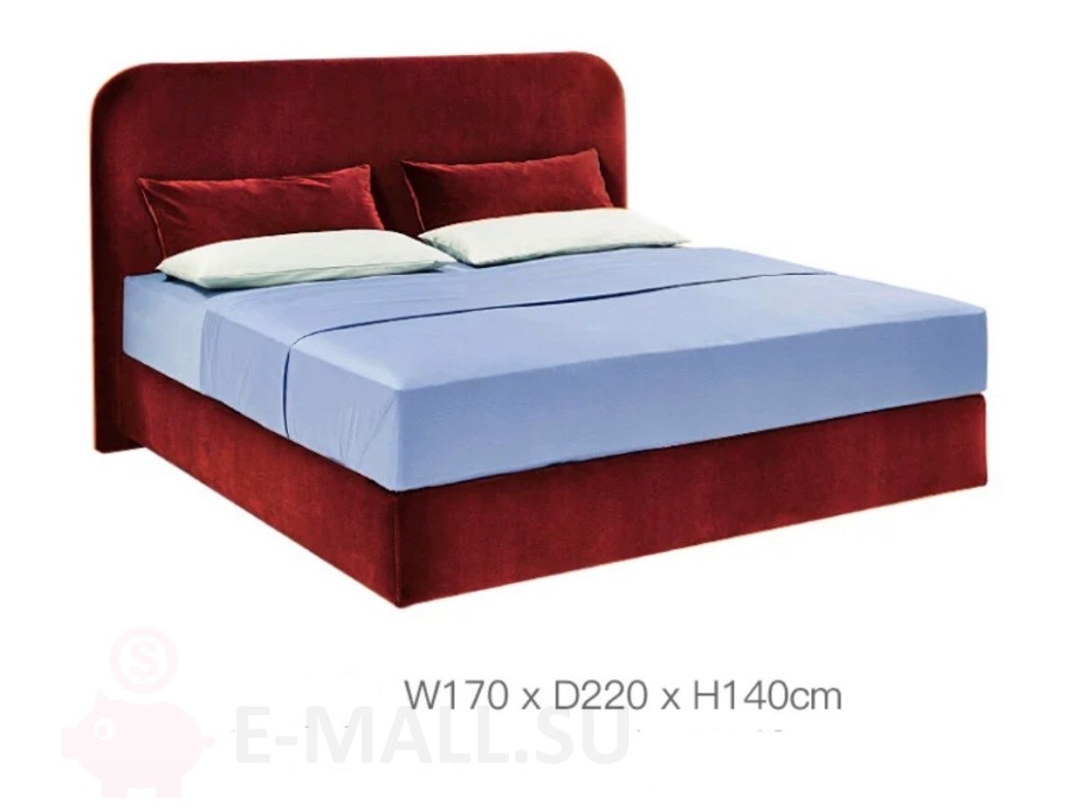 Интерьерная кровать Wings, Кровать / цвет красный / спальное место 150см
