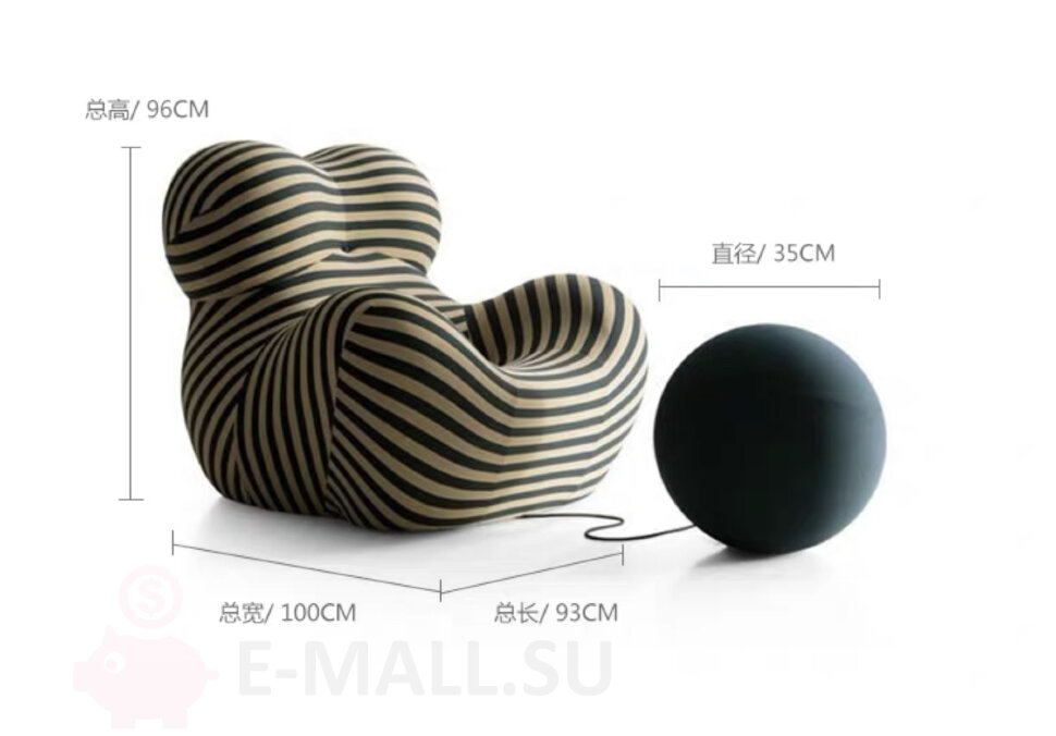 Кресло в стиле Up50, B&B Italia - Design by Gaetano Pesce - Средний размер
