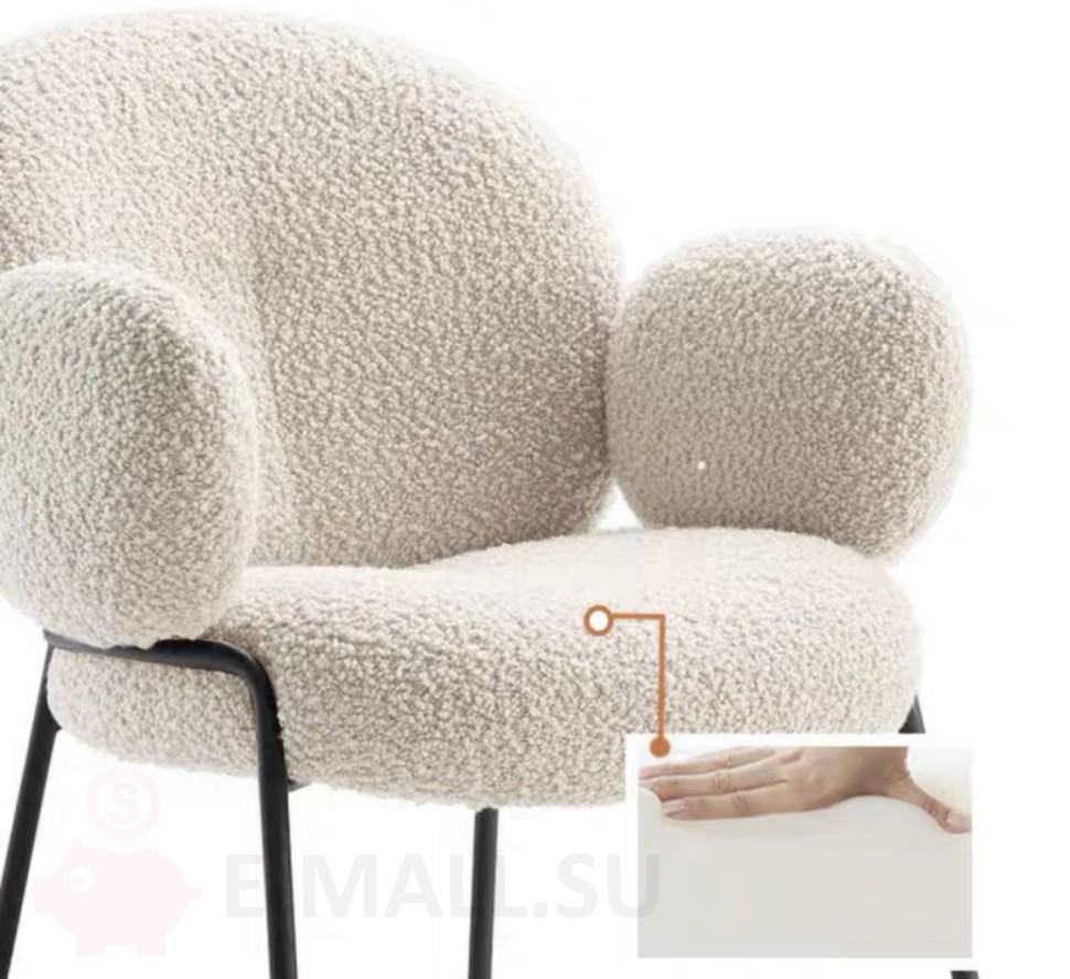 31099.970 Мягкий стул Plush Chair в интернет-магазине E-MALL.SU 8 800 775 8355   Дизайнерские стулья Мягкий стул Plush Chair