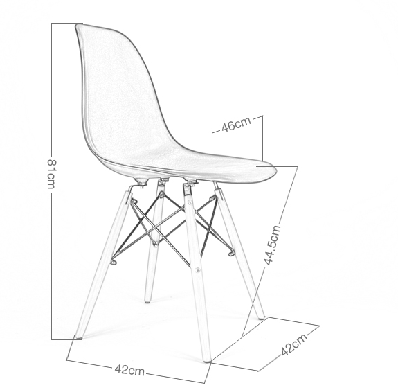 Пластиковые стулья Эймс Eames