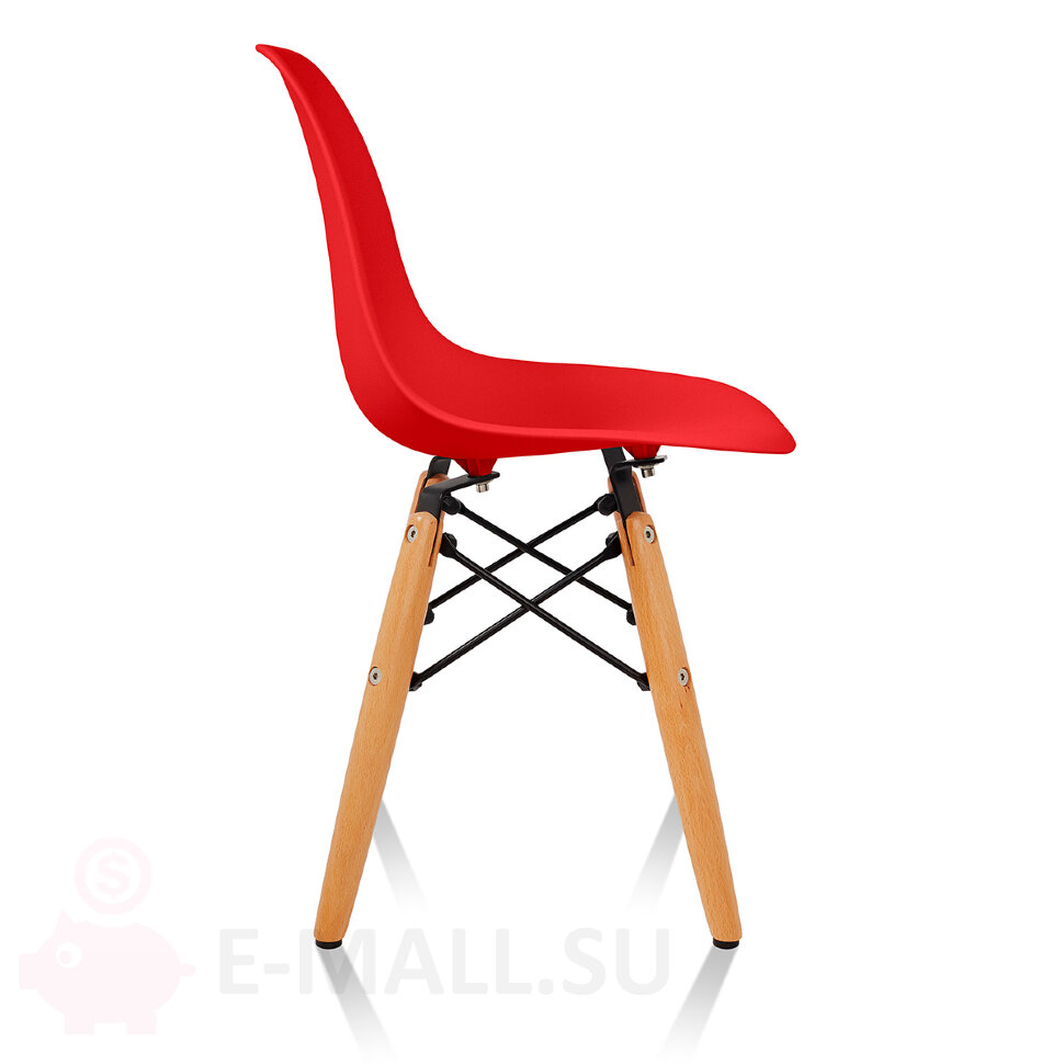 Пластиковые детские стулья DSW, дизайн Чарльза и Рэй Эймс Eames, ножки светлые