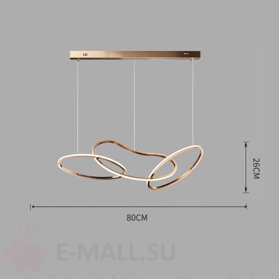 Дизайнерский подвесной светильник в стиле Nordic Five-ring