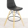 Пластиковые барные стулья DSW PVC, дизайн Чарльза и Рэй Эймс Eames, ножки светлые