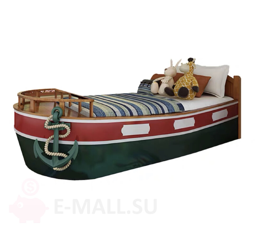 Детская кровать в виде корабля
