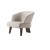 Кресло в стиле Minotti Reeves Small Armchair, бежевый лен