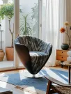 Интерьерное фигурное поворотное кресло Merdan Интерьерное фигурное поворотное кресло Merdan
