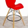 Пластиковые барные стулья DSW DEEP, дизайн Чарльза и Рэй Эймс Eames, ножки светлые