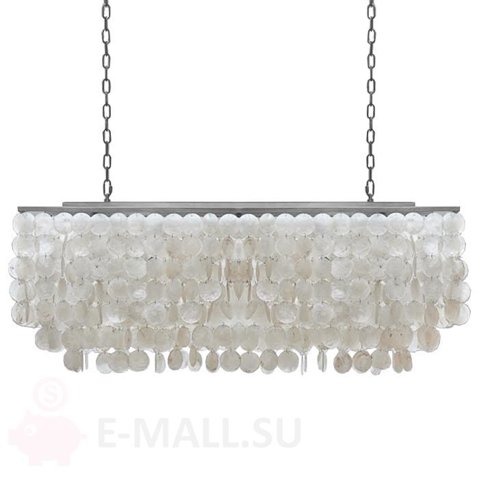 Люстра rectangle SHELL Chandelier 2 cascades, 