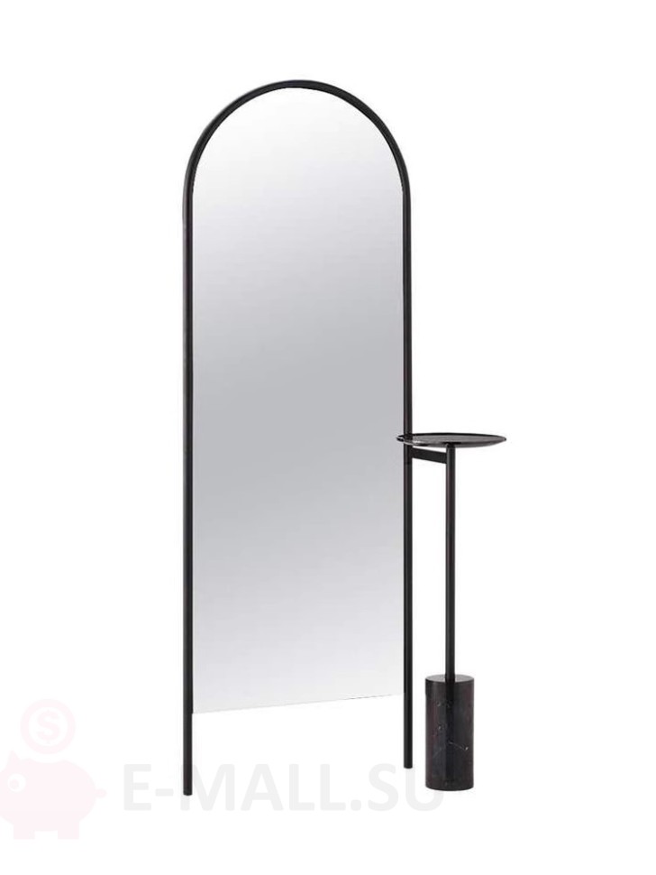 Зеркало напольное в полный рост с мраморным столиком