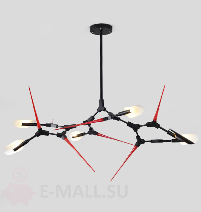 Люстра Red Spikes Chandelier 6
