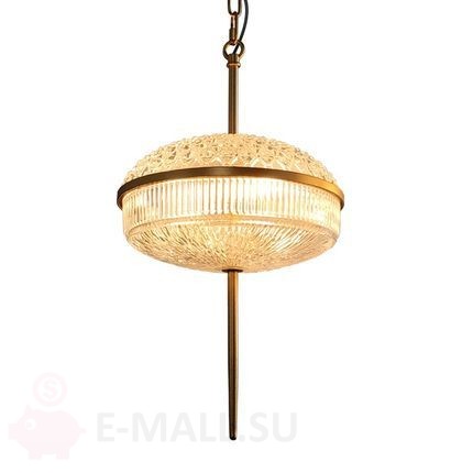 Люстра подвесная в стиле Vintage oriental pendant with glass lamp Helia