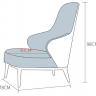 Кресло в стиле LESLIE ARMCHAIR by Minotti дизайн Rodolfo Dordoni