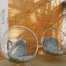 Кресло пузырь Bubble Chair, прозрачное подвесное детское 68*68*41 см на кронштейне
