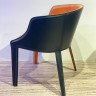 Стул обитый кожей в стиле Pallas Arm Chair by Eurostyle 9