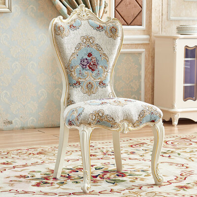 Обеденный стул из дерева в классическом стиле, обивка шенилл, Цвет 6
