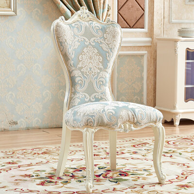 Обеденный стул из дерева в классическом стиле, обивка шенилл, Цвет 7