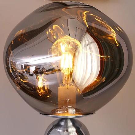 Дизайнерский напольный светильник Lava Chrome, 160 см