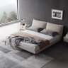 Современная кровать с мягким изголовьем в итальянском стиле