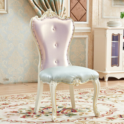 Обеденный стул из дерева в классическом стиле, обивка микрофибра, Цвет 8