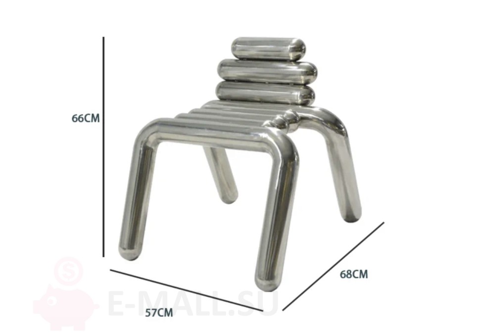 Кресло в стиле Bold коллекции Aluminum 