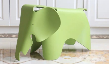 Elefante Стульчик из пластика в поп-арт стиле