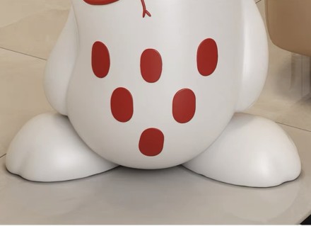 Lapin Кофейный столик красный из смолы в современ/арт-деко