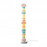 Торшер из цветного дутого стекла в стиле Glowbule Collection STACCATO FLOOR LAMP by Adam Nathaniel Furman X Curiousa & Curiousa