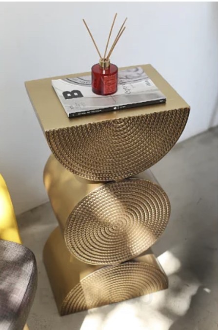 Кофейный столик Metal Golden Stump