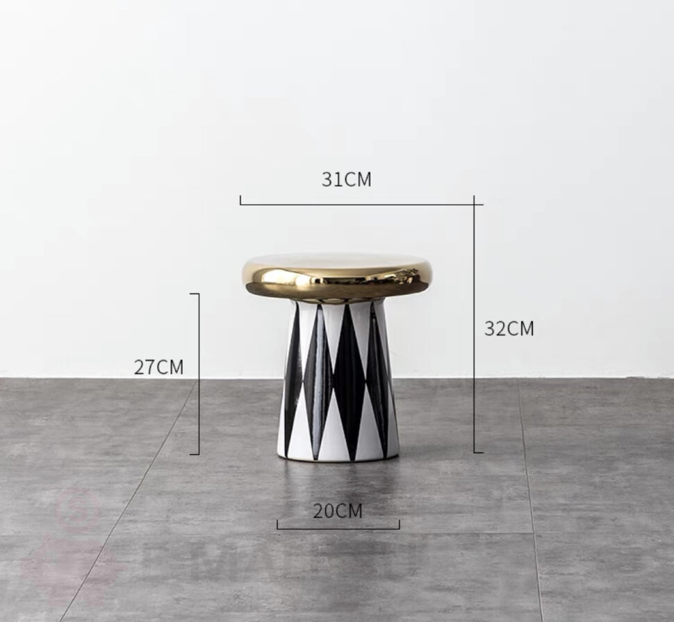 Керамический кофейный столик Bosa 40.5*45