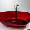 Ванна прозрачная из цветной поликристаллической смолы