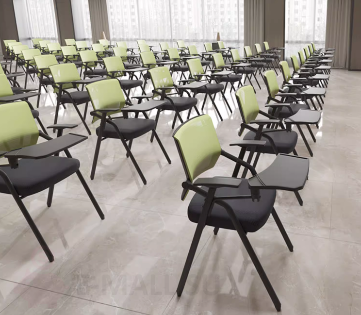 Современный складной стул для конференций с мягким сиденьем