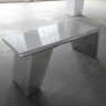 Стол из алюминия AVIATOR в стиле Лофт серебристый 170*90*75