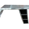 Стол из алюминия AVIATOR в стиле Лофт черный 170*90*75