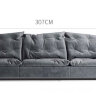 Итальянский диван кожаный в стиле baxter