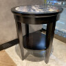 Кофейный столик из черного дерева с мраморной столешницей Armani Boss 1
