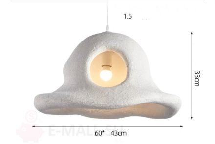 Подвесная люстра Cappello в стиле Wabi Sabi