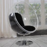 Кресло пузырь Bubble Chair, прозрачное на ножке, размер 106 см