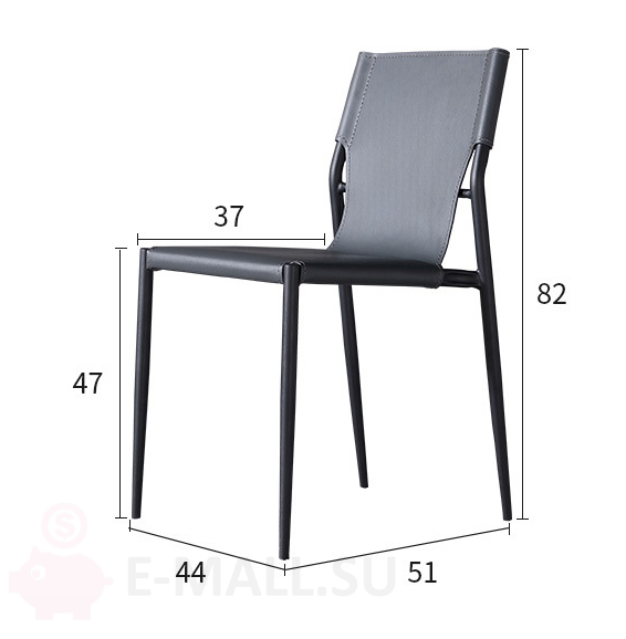 Дизайнерский обеденный стул в стиле минимализм