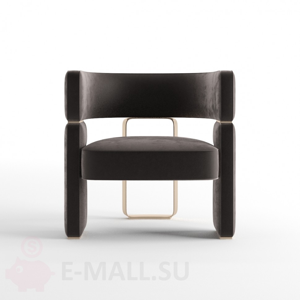 Кресло в стиле Fendi Casa Margaret Small Armchair