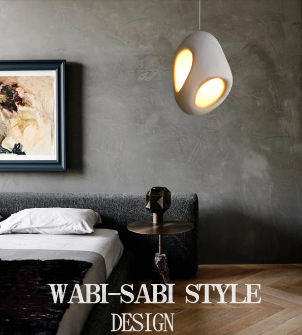 Подвесной светильник в стиле Wabi-Sabi