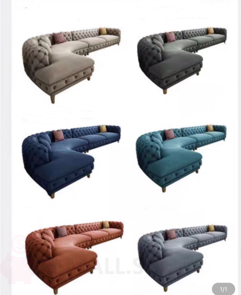 угловой диван классический