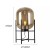 Hearth Напольная лампа из стекла в современном стиле, коньячный, 28*47 см